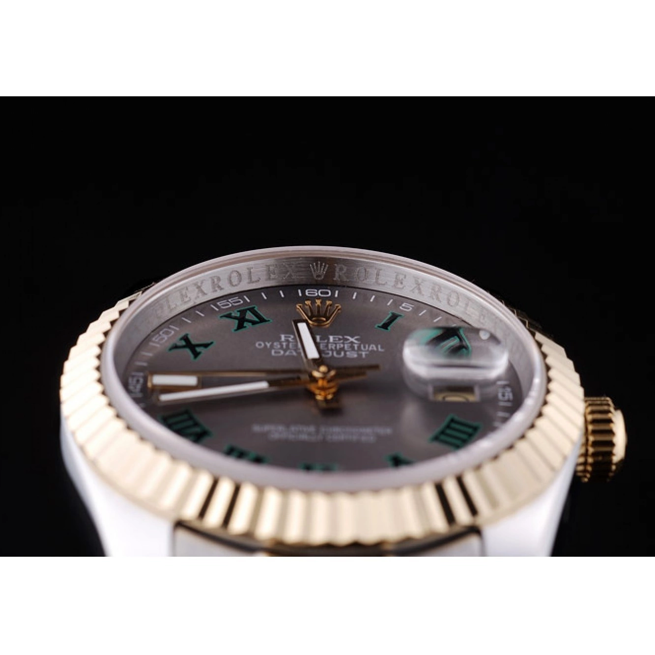 MiroTime 0817 Rolex Datejust Grey Dial Ribbed Bezel 7460